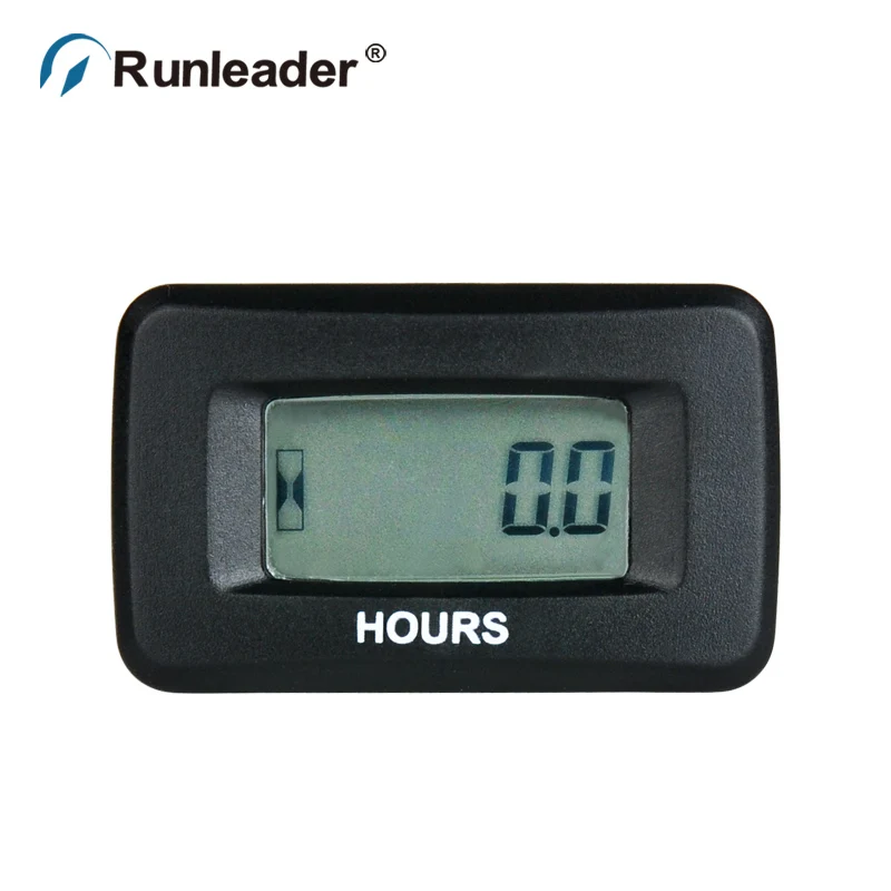 

Runleader RL-HM055 AC/DC 5-277V Digital LCD gasoline hour meter for Paramotors, Microlights, Marine Engines - Inboards and Outbo