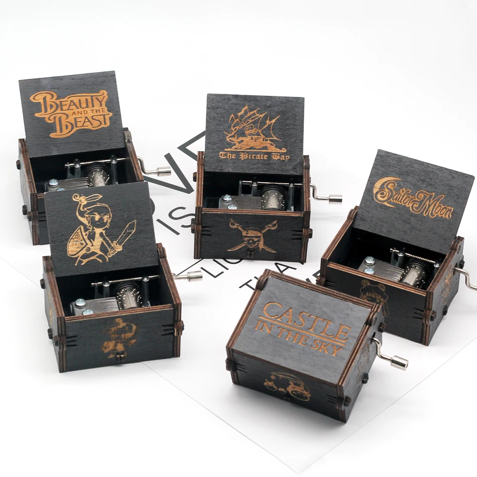 

2019 new hand-cranked music box The Beast And Beauty Sadar legend theme handshake music box Christmas gift birthday gift