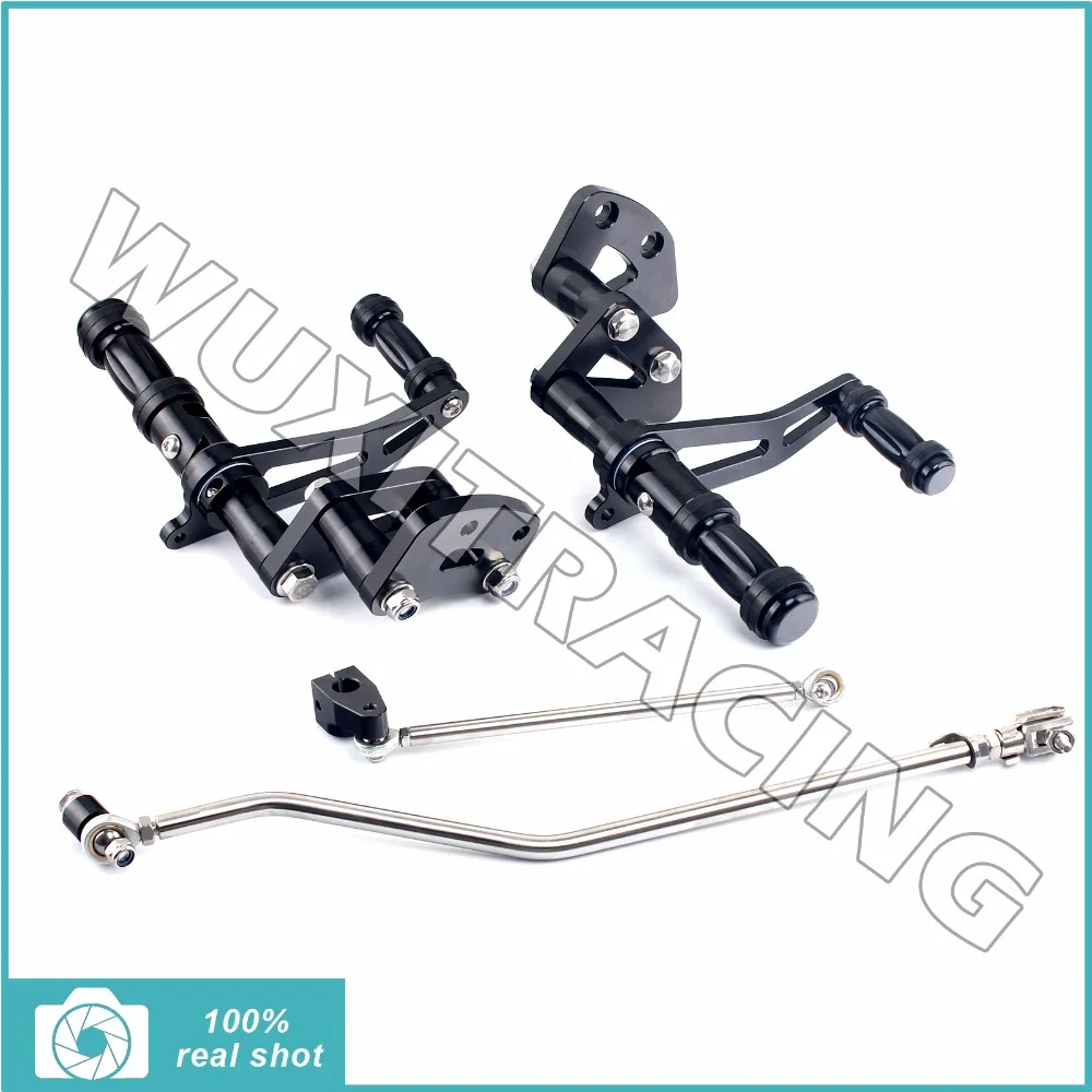 12" Forward Control Footpegs For Sportster 883 1200 XL1200C Low XL1200L