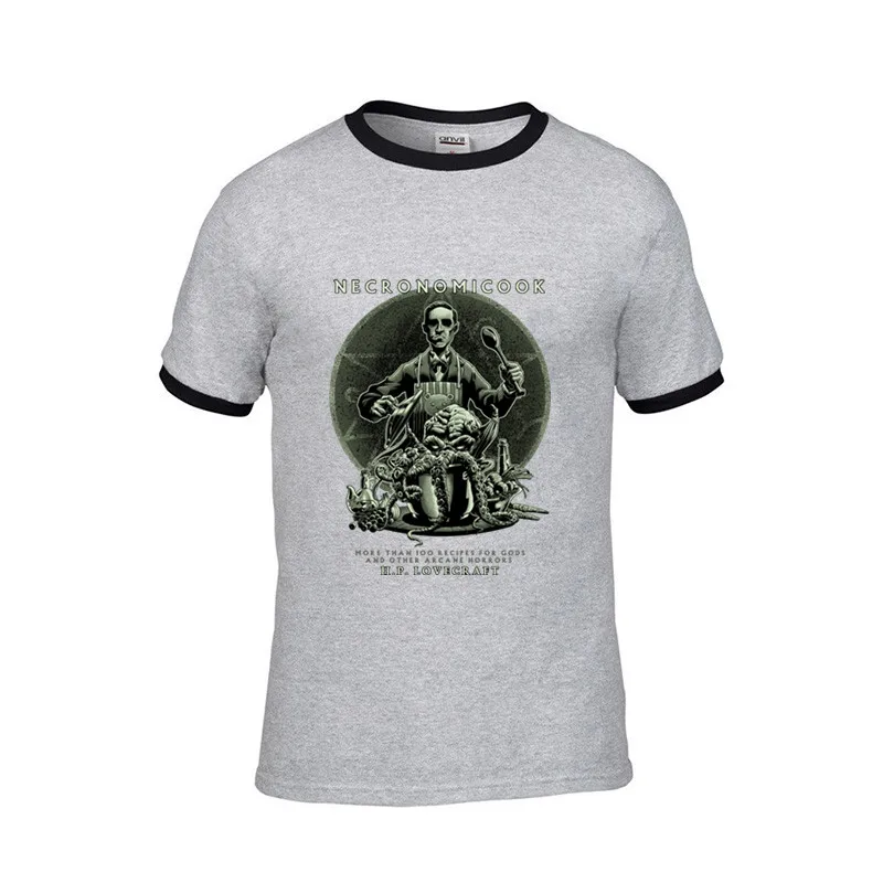 Cthulhu/мужские футболки большого размера белая мужская футболка с короткими