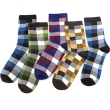 1 пара, классические клетчатые модные носки в стиле хип-хоп для женщин, цветные носки, Chaussettes Femme Fantaisie, художественные носки, Meias Femininas