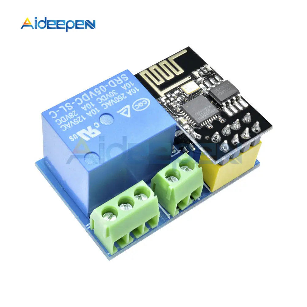 ESP8266 5V 1CH Relay Module ESP-01 WIFI Module for Arduino UNO R3 Mega2560 Nano Raspberry Pi Smart Home Wireless Relay Board 