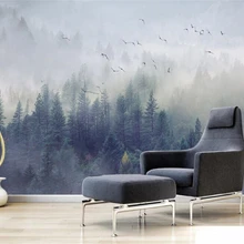 Beibehang пользовательские 3d обои скандинавский свежий лес ландшафтный дизайн фон стены гостиной фото обои фрески