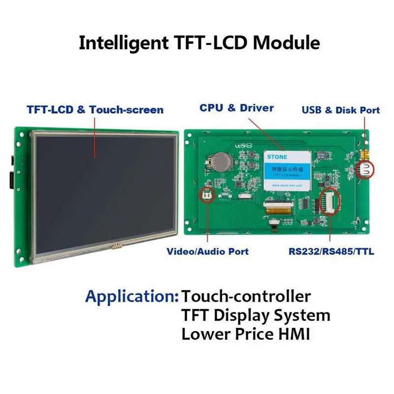 4.3" tft-lcd display kit, lcd monitor controller board