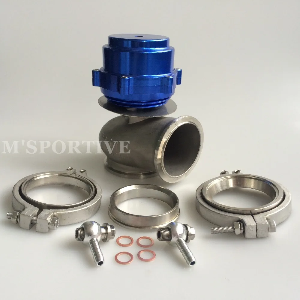 

60MM V-BAND WASTEGATE RED V60 Air Cooled 2 Springs