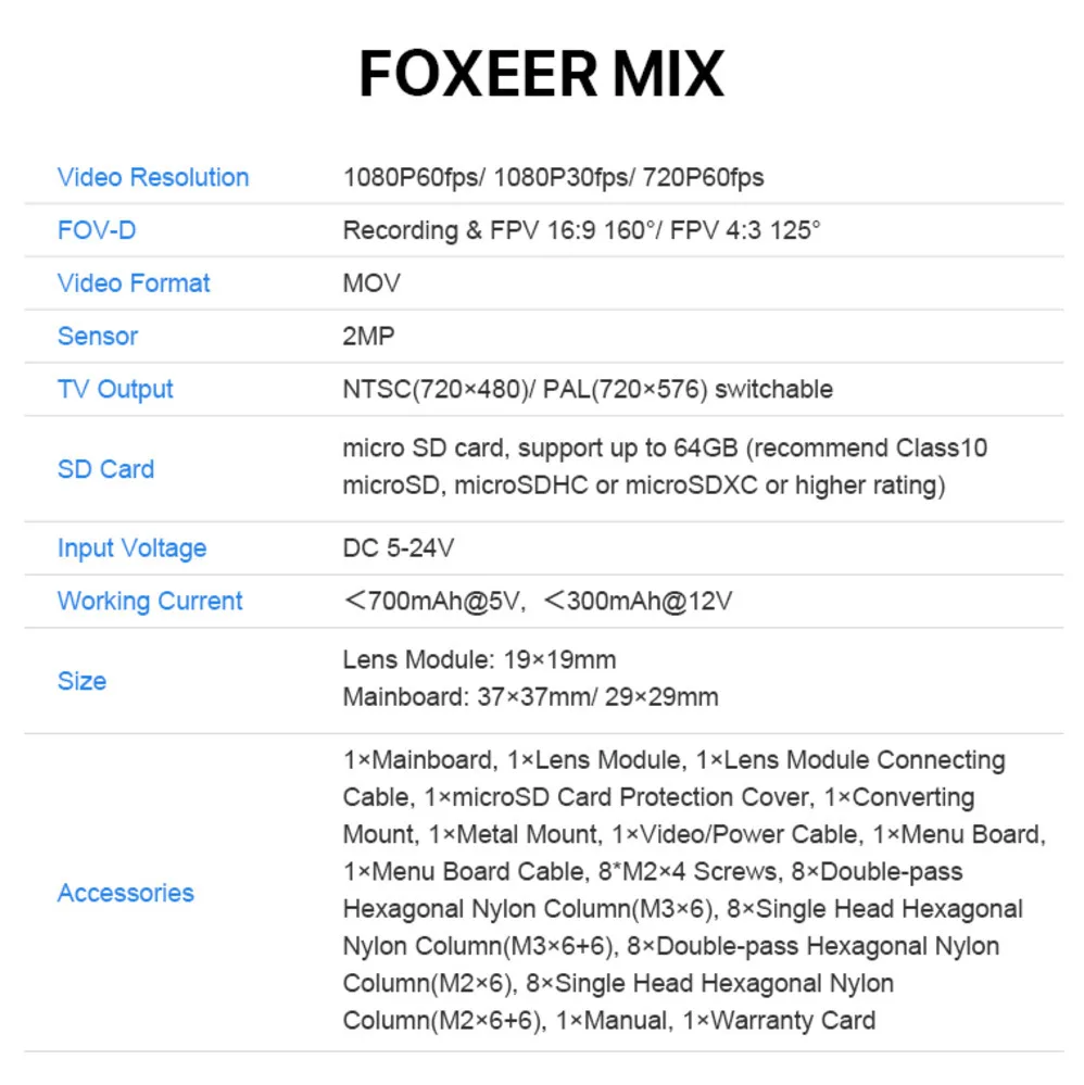 Обновленная Foxeer FPV16:9/4:3 мини камера аксессуары для дрона DIY чехол сплав низкая