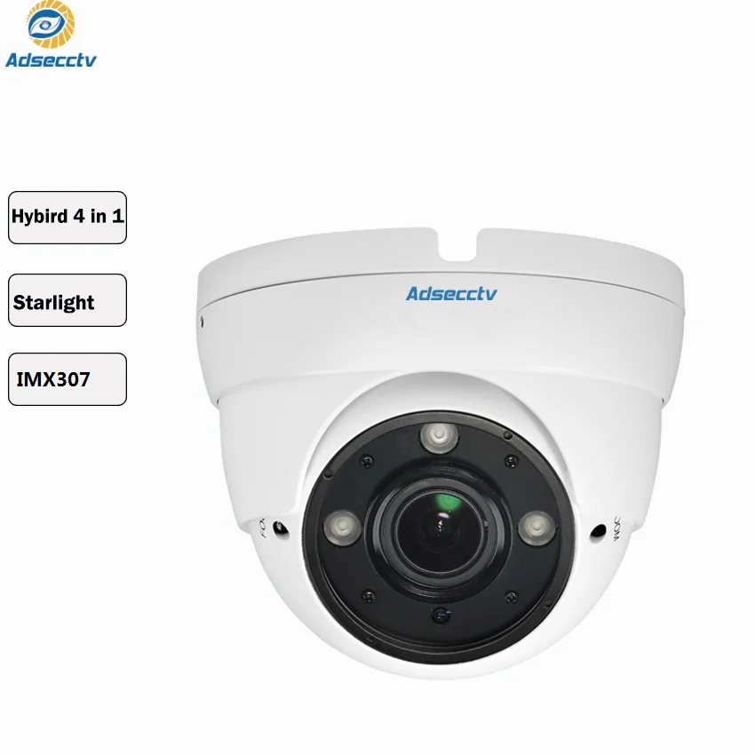 STARVIS SONY IMX307 вариофокальный объектив 1080P гибридный AHD CVI TVI CVBS 4 в 1 OSD меню бесплатный