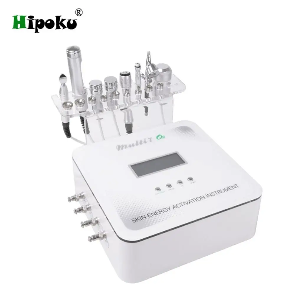 

professional 7 in 1 diamond dermic microdermabrasion microcurrent face lift machine mesotherapy electroporation beauty device
