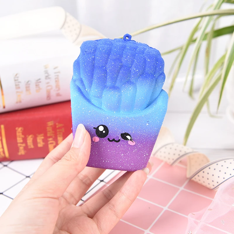 Squeeze Squishys Galaxy Cute 10 см панда крем ароматизированный мягкий забавные гаджеты антистресс Новинка антистресс игрушки подарок слизи игрушки - Цвет: Фиолетовый