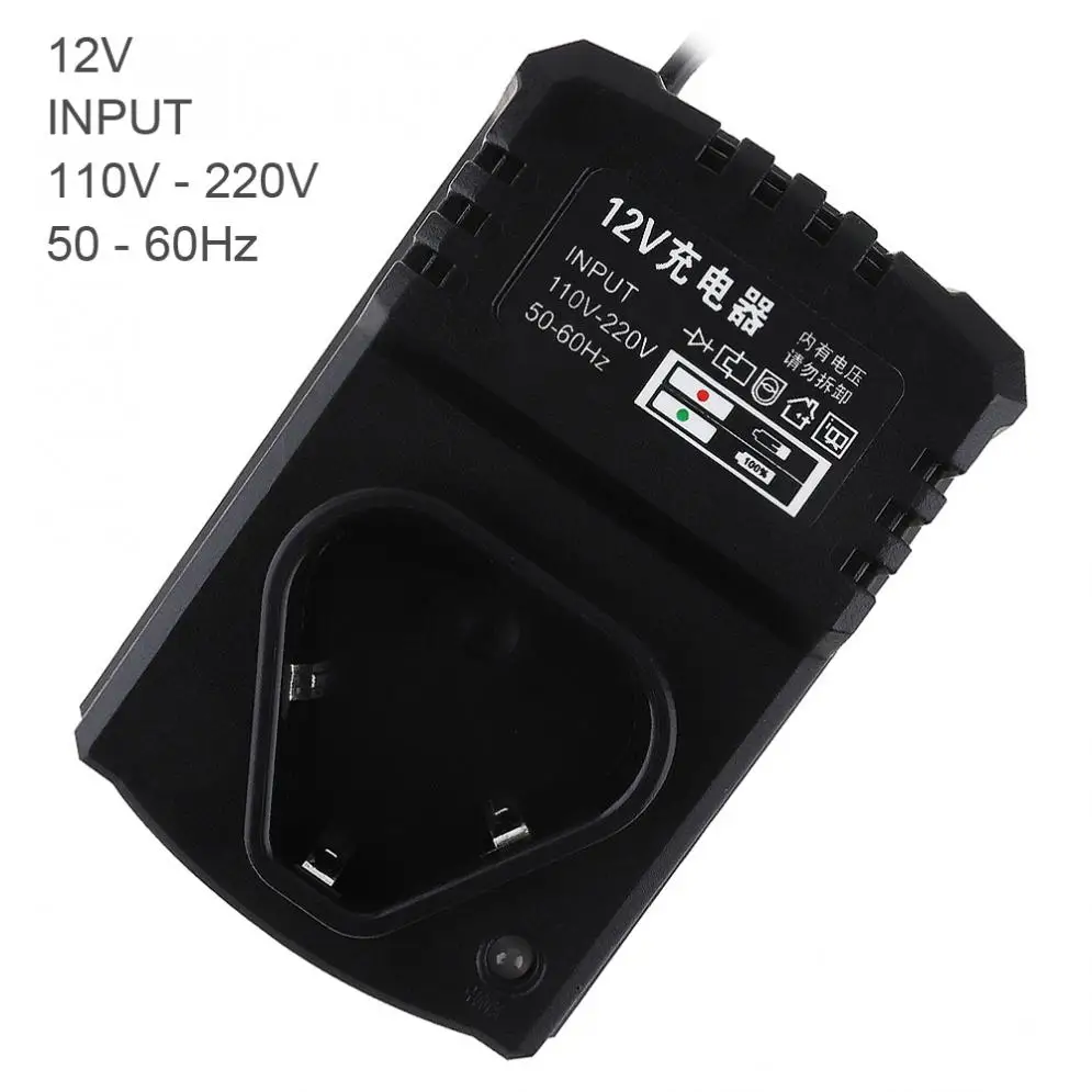 

12V DC Support 110-220V Power Source Portable Multifunction Li-ion Rechargeable Charger for Lithium Drill / Electrical Wrench