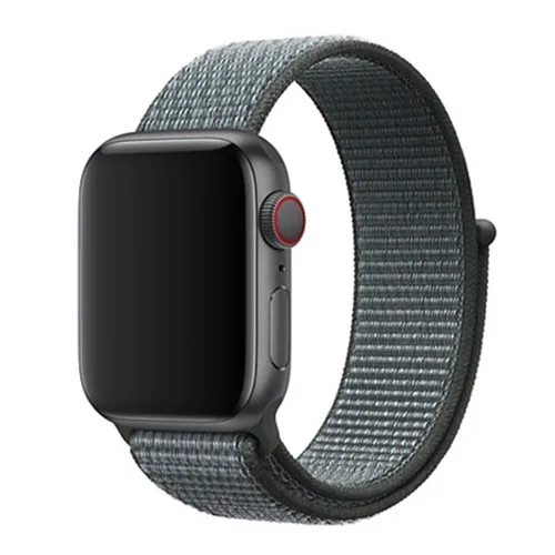 Ремешок для Apple Watch, ремешок для Apple Watch 5, 4, 44, мм, 42 мм, iwatch band 3, 2, 5, 42 мм, 38 мм, Спортивная петля, correa, нейлоновый ремешок для часов - Цвет ремешка: NEW Storm Gray