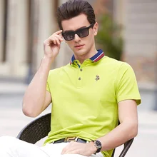Новое поступление, брендовая мужская рубашка поло высокого качества, мужская рубашка поло с коротким рукавом, трикотажные летние мужские рубашки поло из хлопка