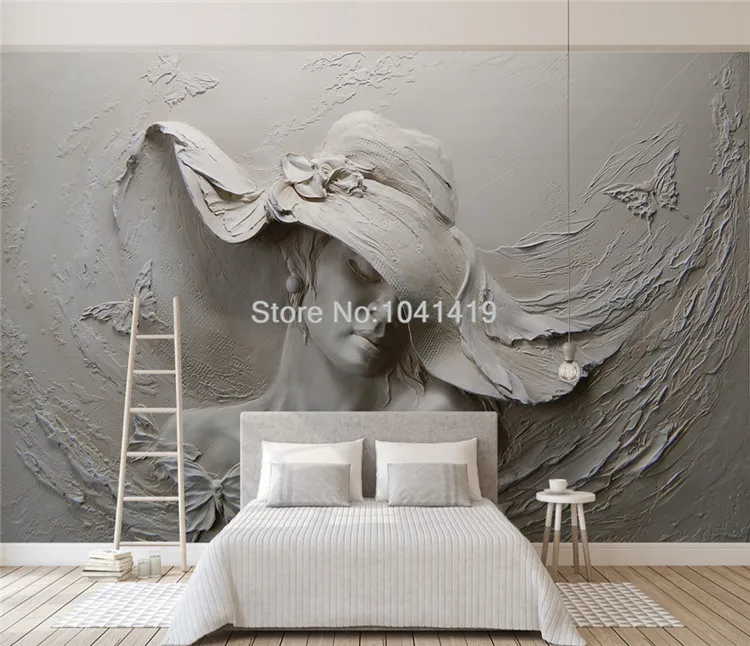 vintage, decoração de cabeceira, mural