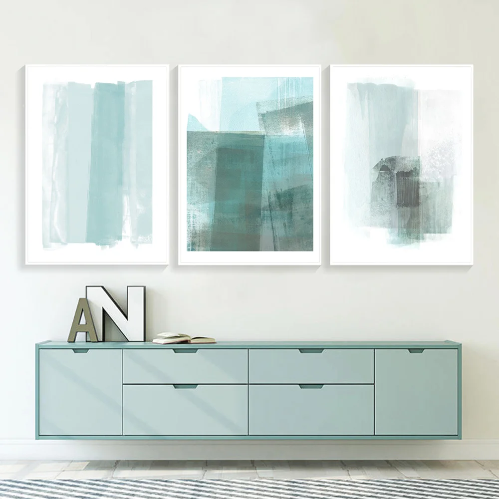 

Abstract Painting Canvas Geometric Paintings Canvas Prints Colorful Watercolor Pictures Wall Decor For Living Room Unframed