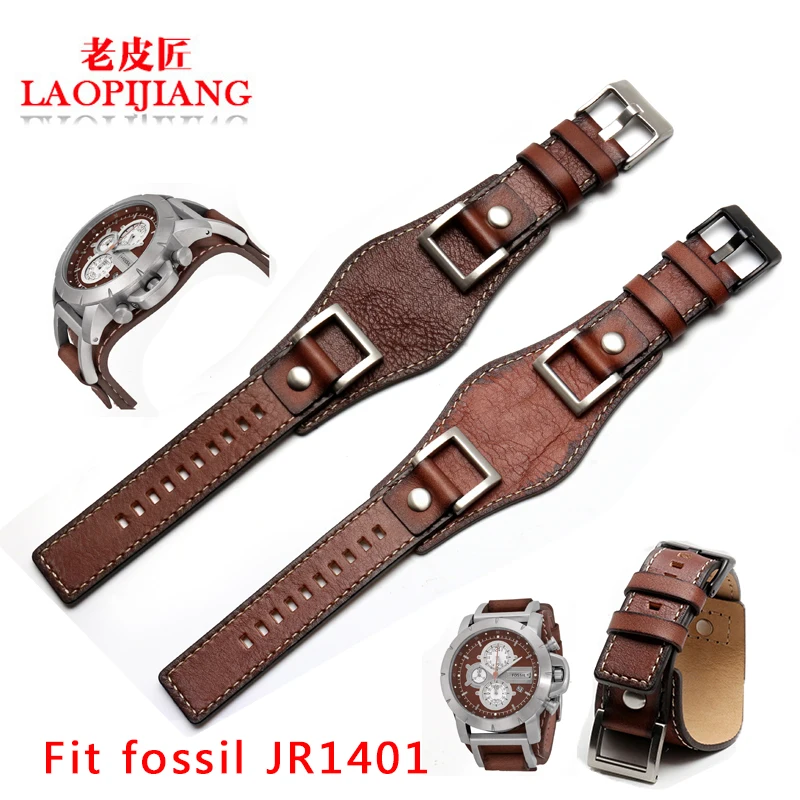 Новый дизайн подходит для fossil JR1401 JR1156 JR1157 24 мм роскошный ремешок из натуральной