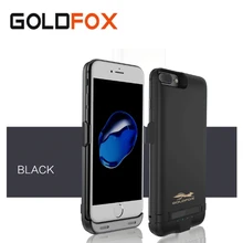 GOLDFOX перезаряжаемая Внешняя резервная батарея чехол для iPhone 6 6s Plus power Bank зарядное устройство чехол для iPhone 7 7plus