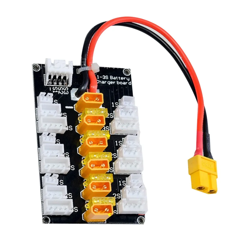 

JMT 1-3S XT30 Plug Lipo Battery Parallel Charging Board for IMAX B6 Charger Charger Boad RC Model Toys Spart Part