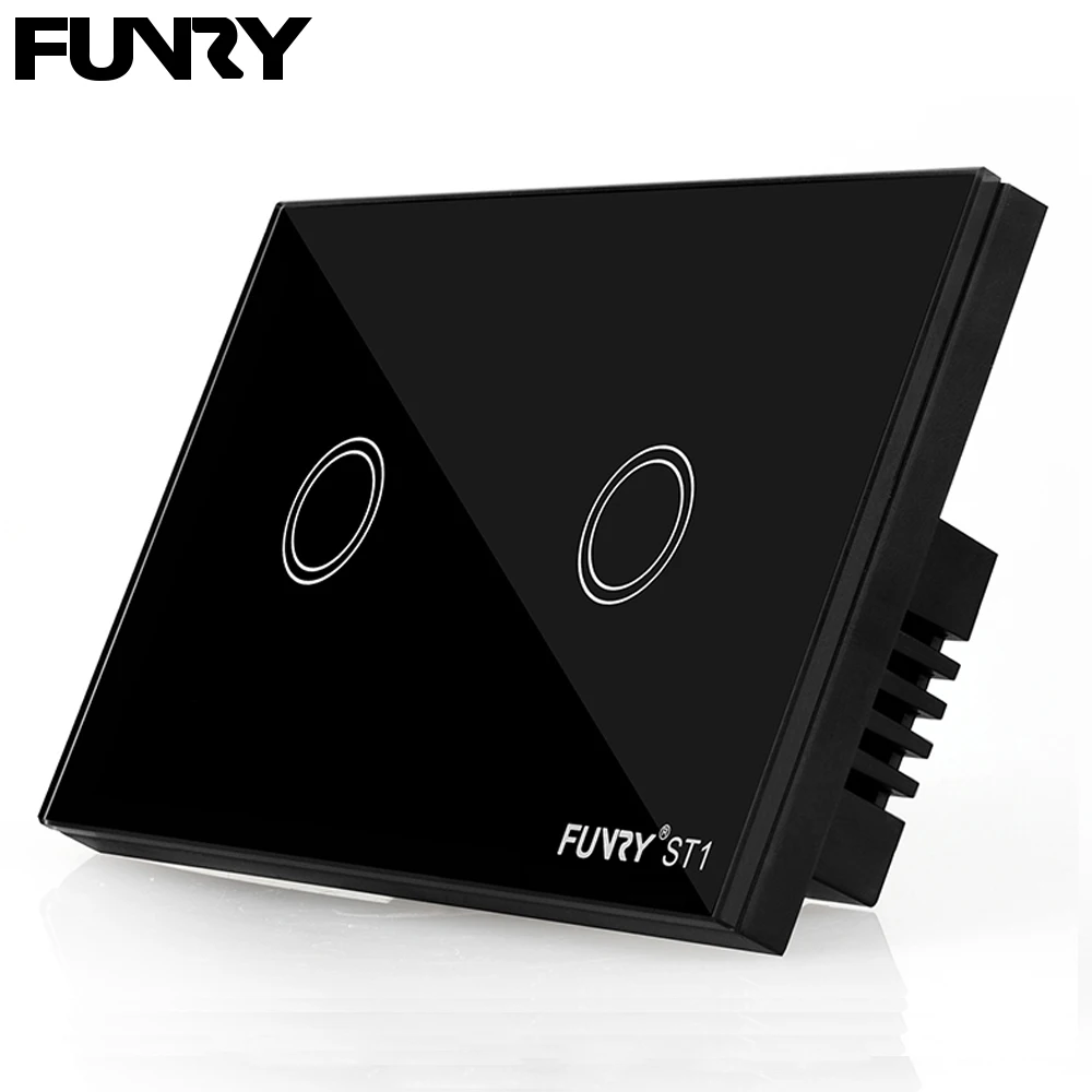 Wall Light Switch Smart Switch Remote Control Touch Luxury Glass Switch 110 240V 433MHz Led Light
