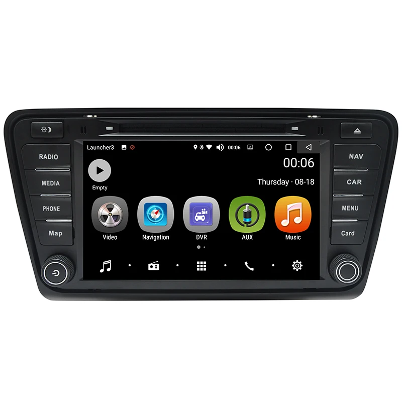 Top Car Multimedia Player Android 8.0 4G/32G 8 Inch Car DVD 2 Din Car Radio With Navigation For Skoda Octavia A7 2013-2014 1