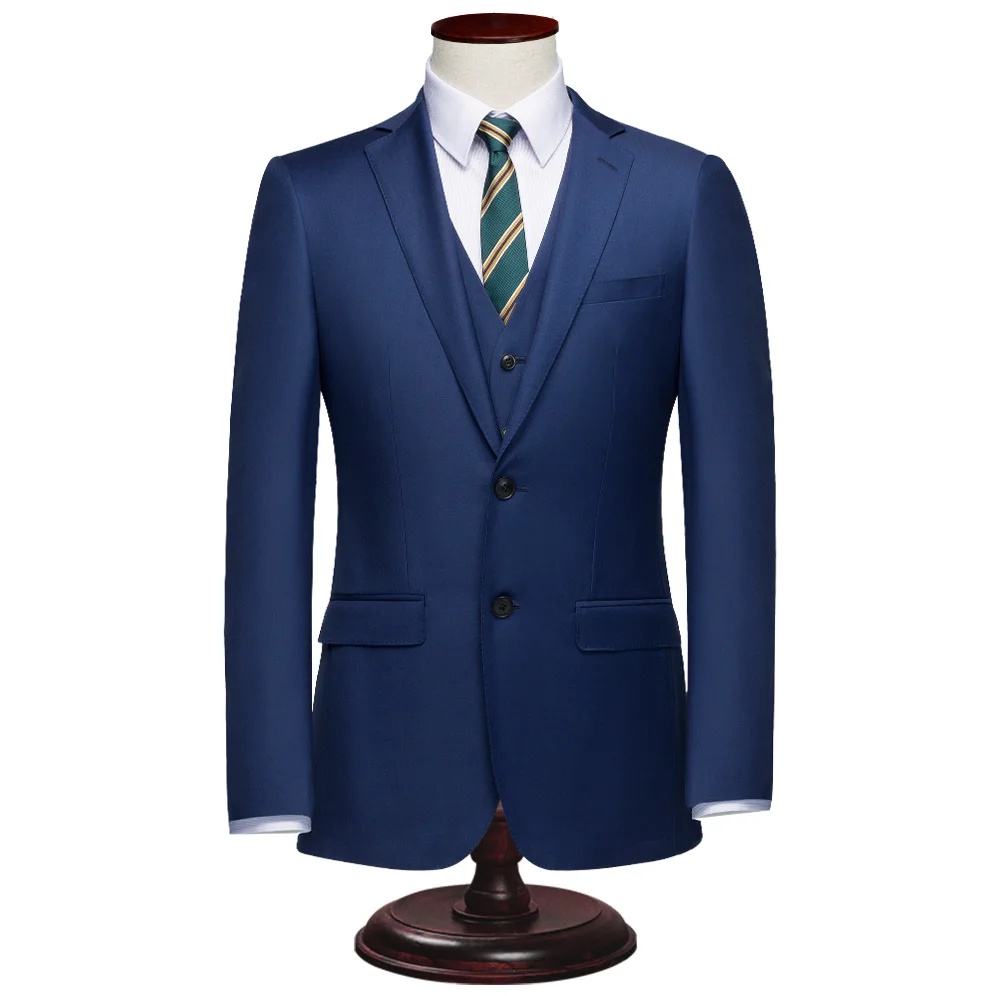 

Groom Suit Wedding Suits For Men Bespoke Colorful Suit Wedding Groom Tuxedo Tailored 3 Piece Suit Blue Wedding Tuxedos For Men