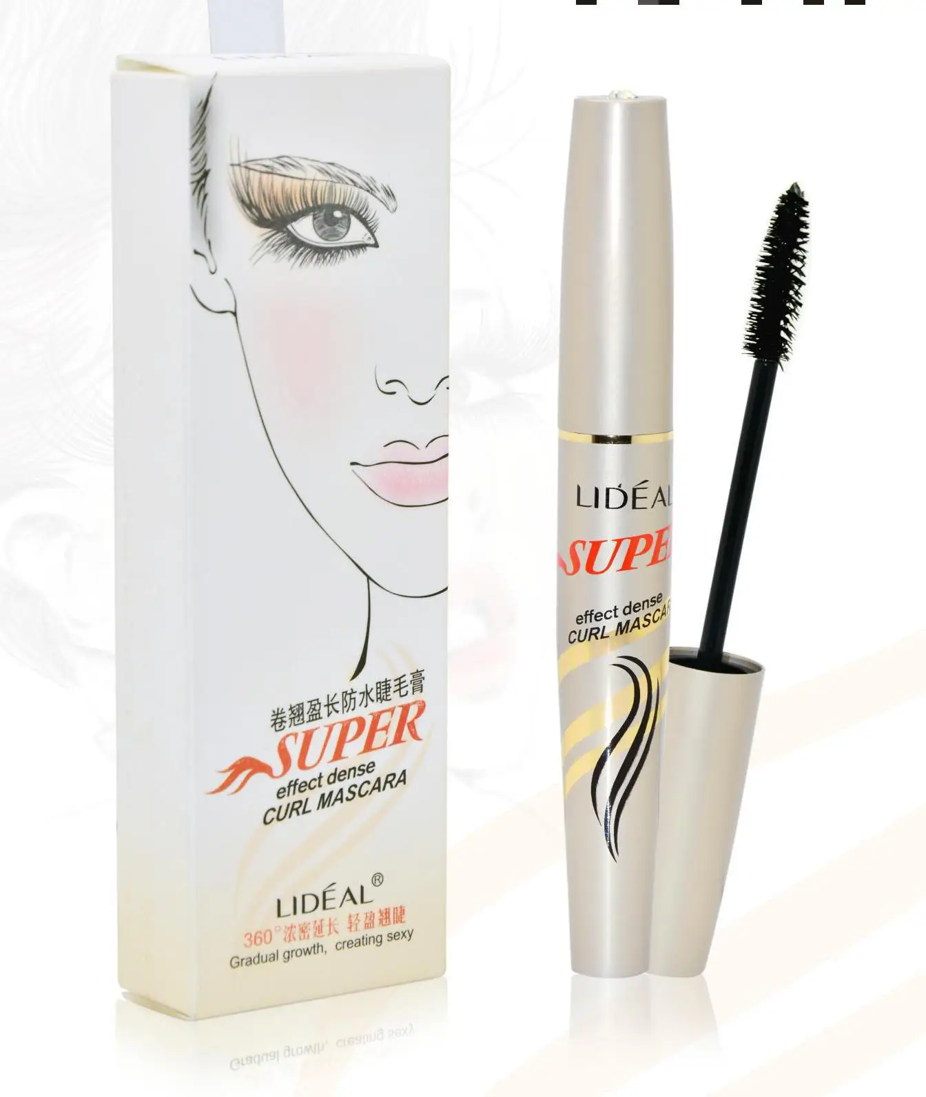 Warped Volume Mascara Waterproof warm water off Mascarain Mascara from