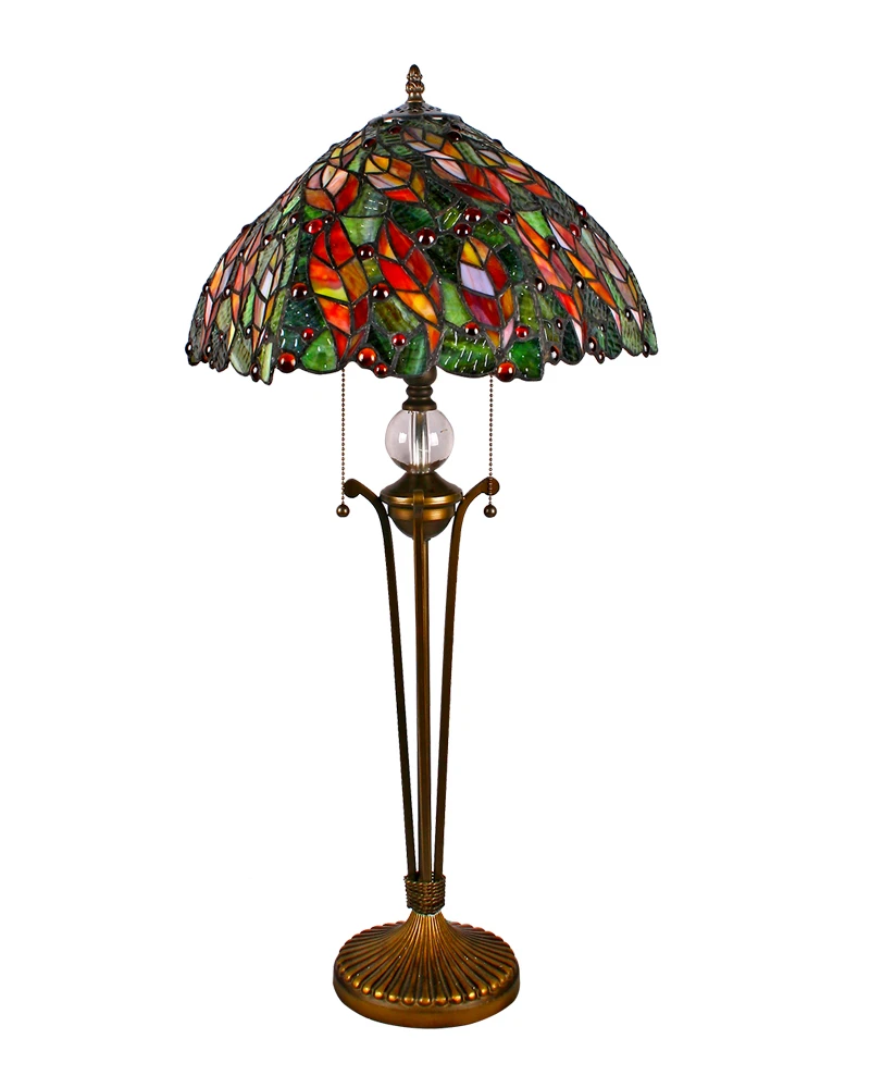 cordless tiffany table lamp