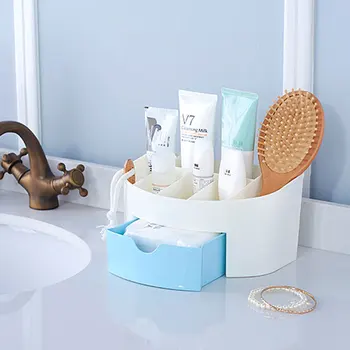 

Makeup Organizer Drawers Brushes Lipstick Holder Desktop Sundries Jewelry Cosmetic Case Make Up Organizer Plastic Storage Box
