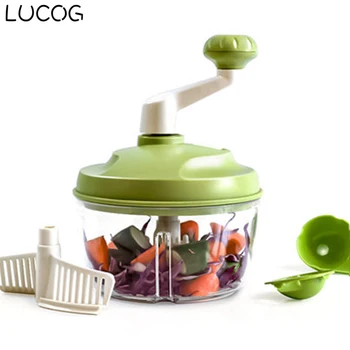 

LUCOG Household Kitchen Meat Grinder Stainless Steel Blade Food Processor Meat Mincer Grinders Vegetable Cutter