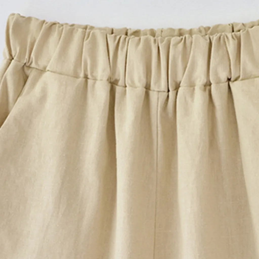 JAYCOSIN, новые летние женские шорты, длинные, одноцветные, с карманами, эластичные, высокая талия, деним, бумажный мешок размера плюс, туника 9May1020
