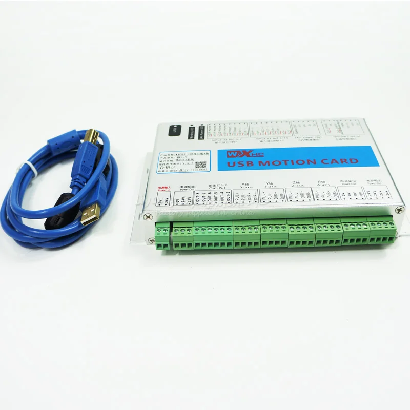 

1pcs 6 Axis CNC 200KHz Ethernet MACH3 Card PWM Motor Motion Controller Board