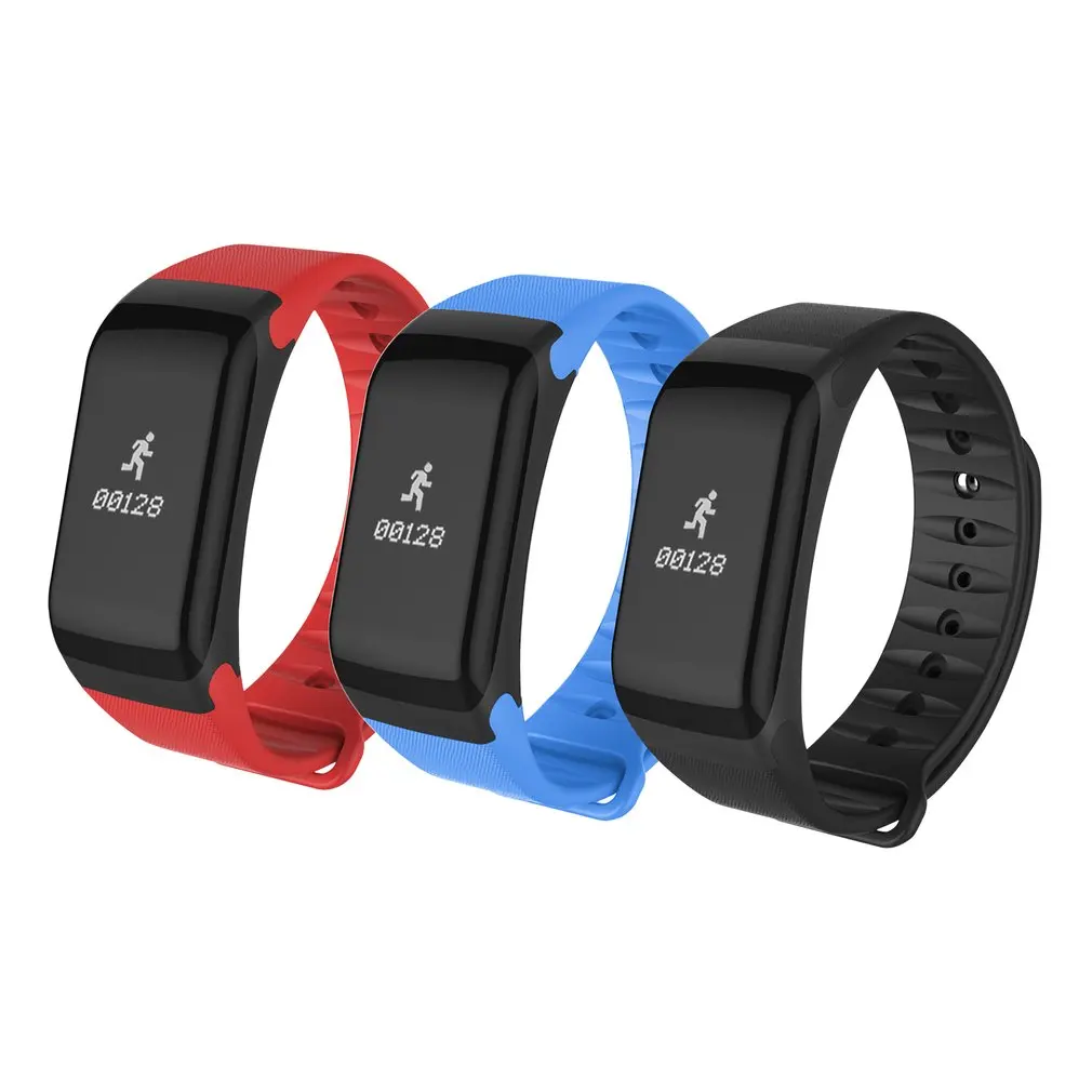 

F1 Smart Bracelet Heart Rate Monitor Sleep Monitor Wrist Watch Waterproof Call Reminder Smart Wristband Bracelet