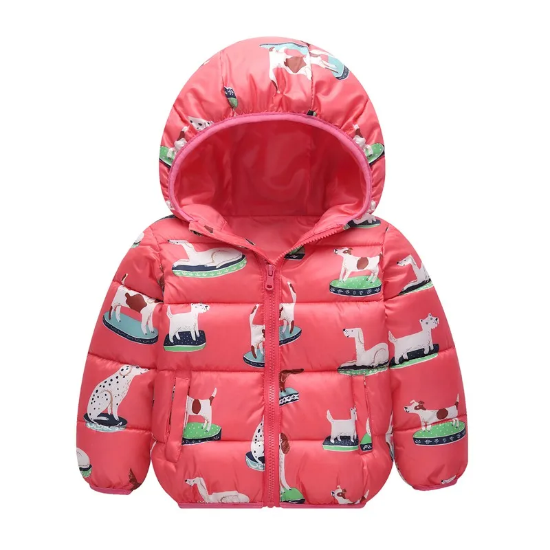 COOTELILI  Children Outerwear Coat Winter Baby Boys Girls Jackets Coat Infant Warm Baby Parkas Thick Kids Hooded Clothes (6)