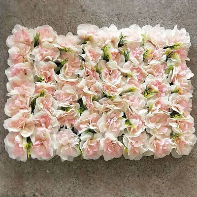 Высокое качество 40x60 см шелковые искусственные цветы розы свадебное украшение цветок стены Романтический для свадебного фона украшения - Цвет: D