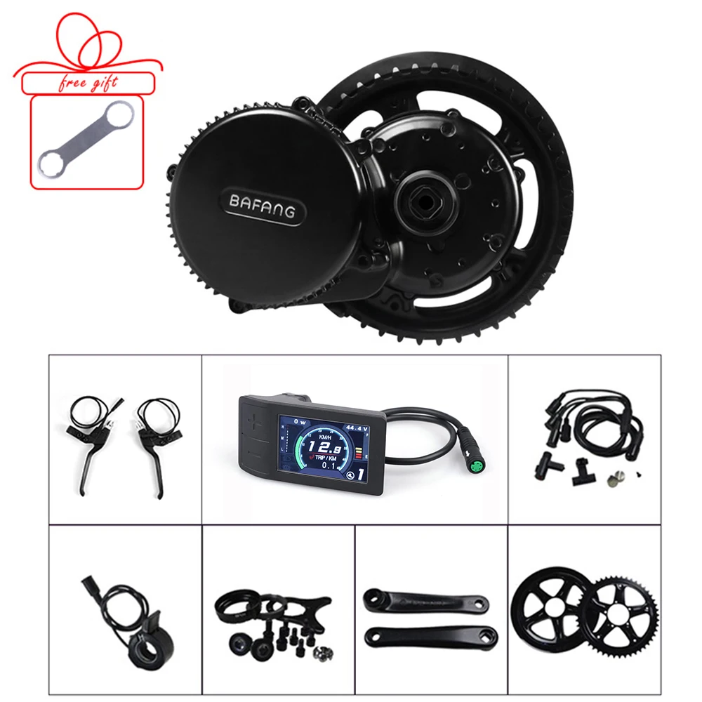 Ebike Mid Drive Motor Kits BBS02B 48V 750W 8fun Bafang Electric Bicycle