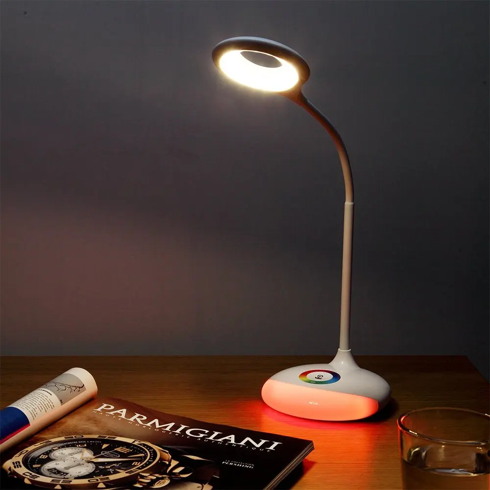 Desktop led rgb лампа. лампа lucia l545. Led светильник настольный rgb. светильник gltl-034-2 8вт с lcd дисплеем с часами + rgb. лючия / светильник l580.