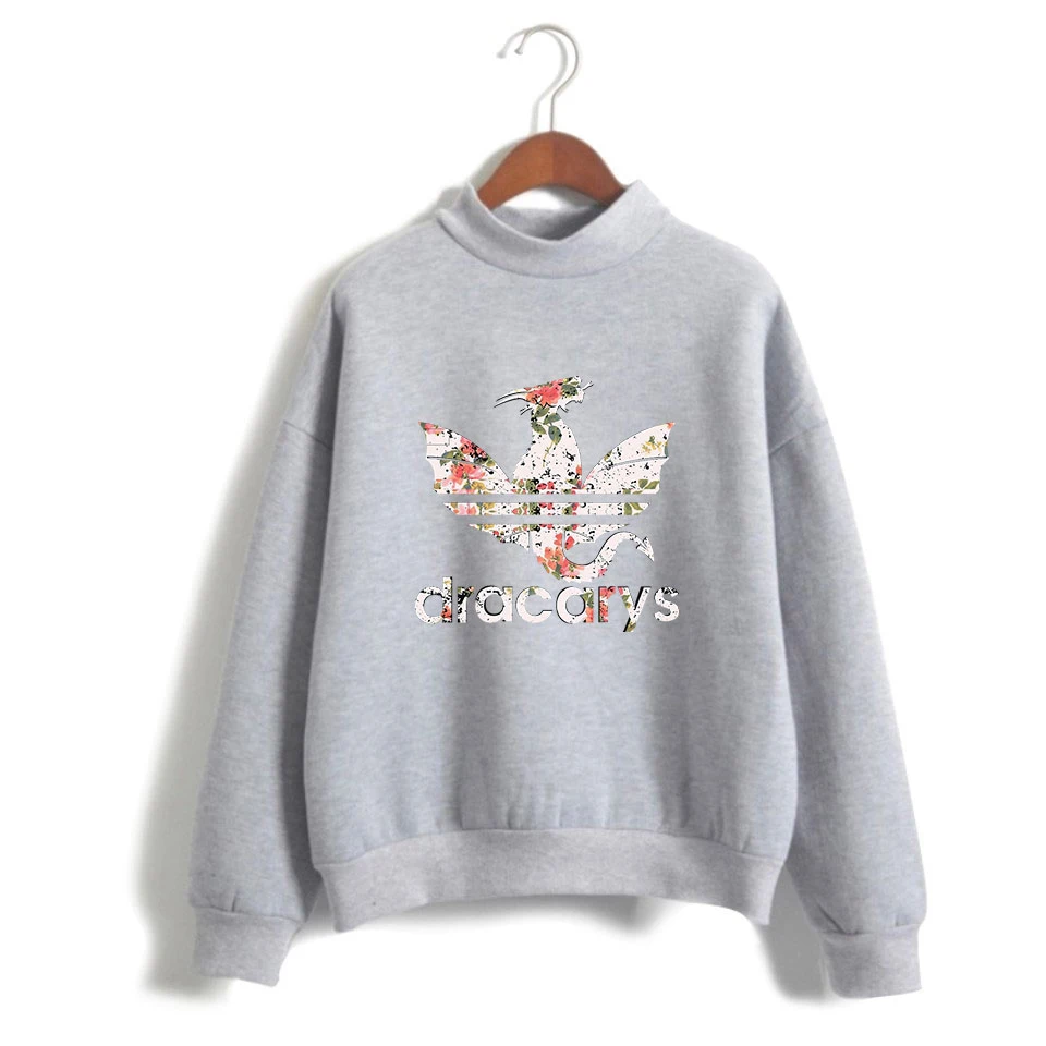 Kpop Dracarys Game Of Thrones Women Turtlenecks Hoodie Hoody Winter Winter Sweatshirt Women's Harajuku Breathable Hooded Hoodies Kpop Dracarys Game Of Thrones Women Turtlenecks Hoodie Hoody Winter Winter Sweatshirt Women's Harajuku Breathable Hooded Hoodies