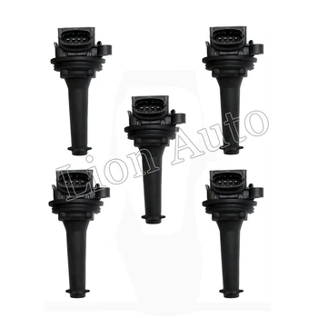 

Set Of 5 Ignition Coil On Plug For Volvo 1999 Xc70 Xc90 c70 s60 Uf341 c1258 9125601 0221604008 0040102019 ZSE 019 30713416