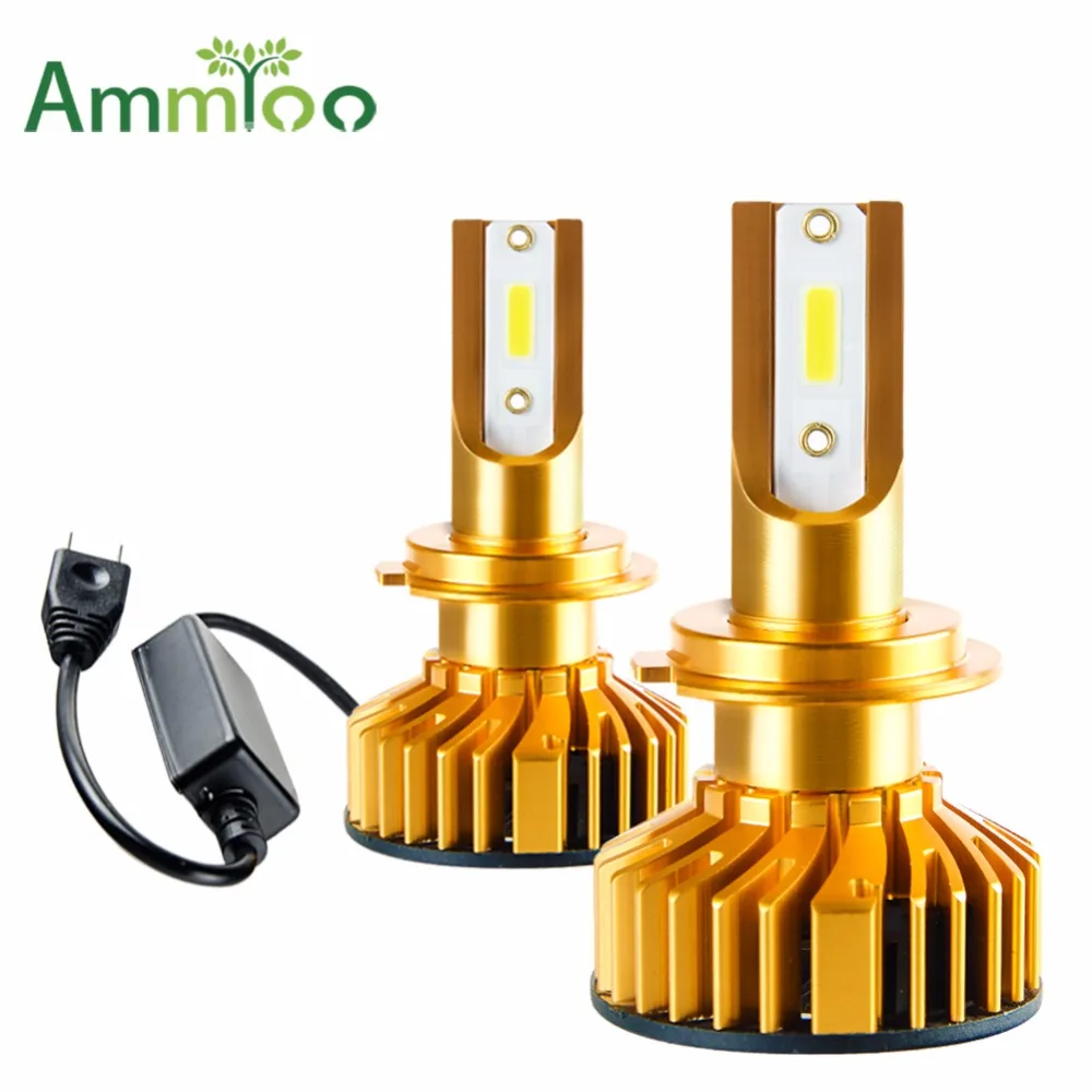

AmmToo Canbus H7 Led Car Fog Light 9005 HB3 H11 DOB Led Bulbs H8 H9 H10 9006 HB4 Daytime Running Lights 72W Auto Fog Lamp 6500K