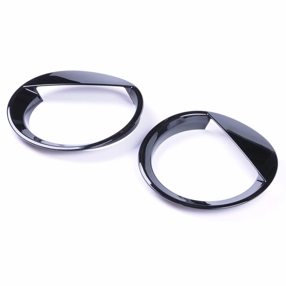 ABS черный налобный фонарь для Jeep Patriot 2011 2012 2013 2014 2015|trim mazda|lamp diamondlamp girl |