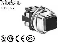 

[ZOB] Square nose type UBQN201 reset button switch UBQN202 idec Izumi 30mm import switch --2PCS/LOT