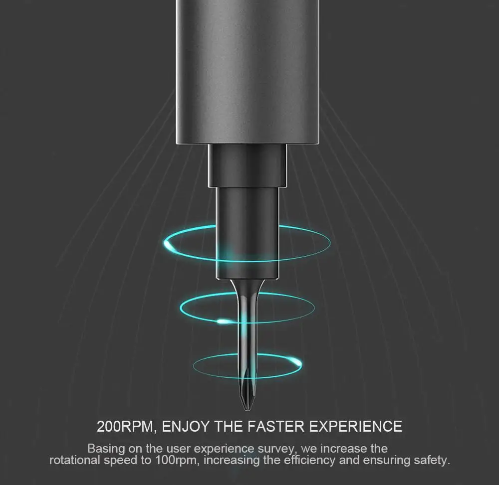  Xiaomi Wowstick 1F+ 1F Pro Mini Electric Screw Driver Set Bits Toolkit Alloy Body LED Light for Pho