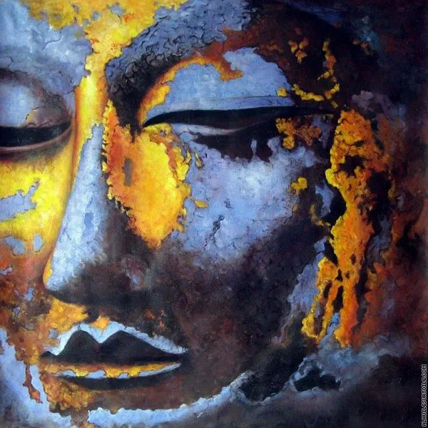 Full Drill Square Diamond 5D DIY Painting&quotEyes closed Buddha&quotDiamond Embroidery Cross Stitch Rhinestone Mosaic Painting | Дом и сад