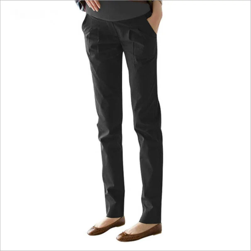 Cotton pregnant pants elastic waist trousers for pregnant women fashion maternity pants ropa maternidad mujer maternity clothing Cotton pregnant pants elastic waist trousers for pregnant women fashion maternity pants ropa maternidad mujer maternity clothing