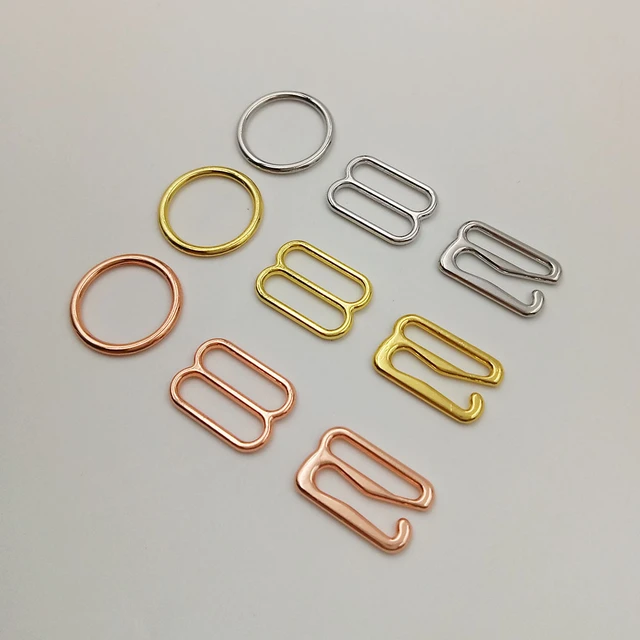 Free Shipping 100 Pcs/lot Silver/gold/rose Gold Bra O-rings