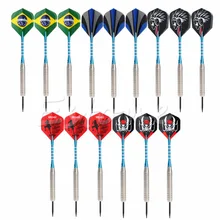 3 шт. 22 грамма железный наконечник иглы жесткие дротики с алюминиевые дротики для Дартс винт Резьба