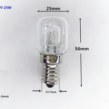 Профессиональная печь лампы E14 220 V~ 250 V подходит для высокое Температура лампы E14 высокое Температура ласпочка освещения E14 отпариватель лампы