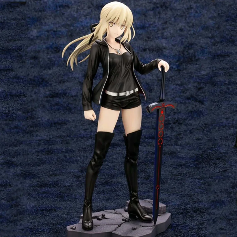 Fate Grand Order 24cm saber FATE The Holy Grail War Fate stay night PVC Action Figures toys Anime figure Toys For Kids children