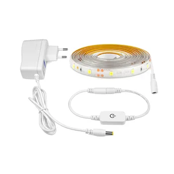 

DC 12V EU US Touch sensor LED Under Cabinet light 1M 2M 3M 4M 5M LED lamp Tape Closet Kitchen lighting Bedroom Wardrobe Hallway