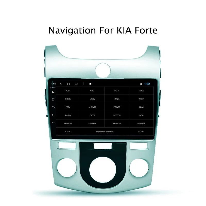 Top NAVITOPIA 9inch 2G RAM 32G ROM Android 8.1 Car DVD Multimedia GPS Navigation for Kia Forte 2009 2010 2011 2012 2013 2014-2017 7