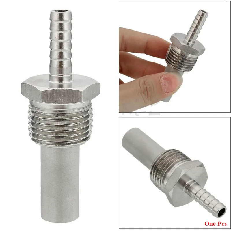 SUS316 1/2 &quotNPT Inline газированная аэрация диффузионный кислородный камень 0 5/2 микрон